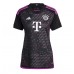 Tanie Strój piłkarski Bayern Munich Alphonso Davies #19 Koszulka Wyjazdowej dla damskie 2023-24 Krótkie Rękawy